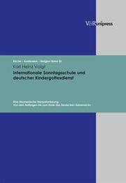 Cover von Internationale Sonntagsschule und deutscher Kindergottesdienst
