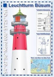 Cover von Leuchtturm Büsum - Se'h'karte und Papier-Modellbaubogen