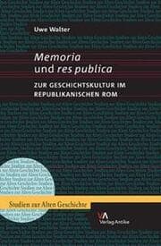 Cover von Memoria und res publica
