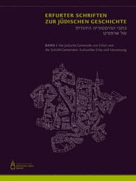 Cover von Erfurter Schriften zur Jüdischen Geschichte 1