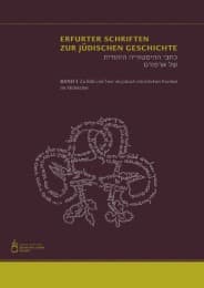Cover von Erfurter Schriften zur jüdischen Geschichte 3
