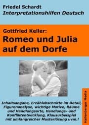 Cover von Romeo und Julia auf dem Dorfe - Lektürehilfe und Interpretationshilfe. Interpretationen und Vorbereitungen für den Deutschunterricht
