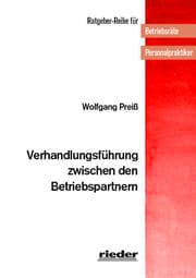 Cover von Verhandlungsführung zwischen den Betriebspartnern