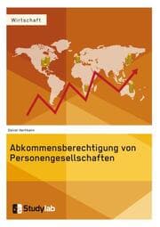 Cover von Abkommensberechtigung von Personengesellschaften