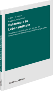 Cover von Botanicals in Lebensmitteln