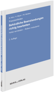 Cover von Behördliche Beanstandungen richtig bearbeiten