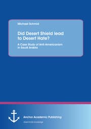 Cover von Did Desert Shield lead to Desert Hate? A Case Study of Anti-Americanism in Saudi Arabia
