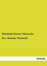 Cover von Der einsame Nietzsche