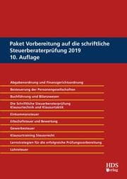 Cover von Vorbereitung auf die schriftliche Steuerberaterprüfung 2019