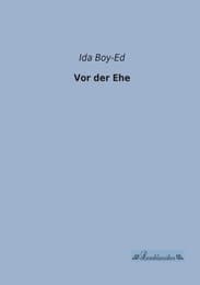 Cover von Vor der Ehe