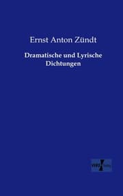 Cover von Dramatische und Lyrische Dichtungen