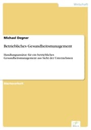 Cover von Betriebliches Gesundheitsmanagement