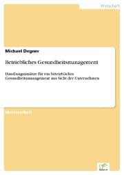 Cover von Betriebliches Gesundheitsmanagement