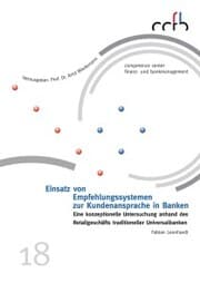 Cover von Einsatz von Empfehlungssystemen zur Kundenansprache in Banken
