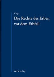 Cover von Die Rechte des Erben vor dem Erbfall