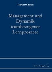 Cover von Management und Dynamik teambezogener Lernprozesse