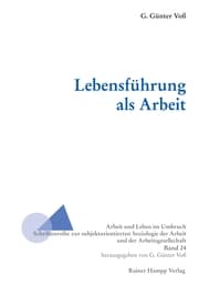 Cover von Lebensführung als Arbeit