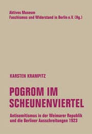 Cover von Pogrom im Scheunenviertel