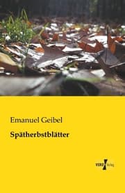 Cover von Spätherbstblätter