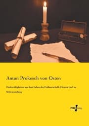 Cover von Denkwüdigkeiten aus dem Leben des Feldmarschalls Fürsten Carl zu Schwarzenberg