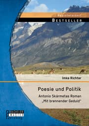 Cover von Poesie und Politik: Antonio Skármetas Roman 'Mit brennender Geduld'