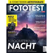 Cover von FOTOTEST Ausgabe 01/23 - Fotografieren bei Nacht