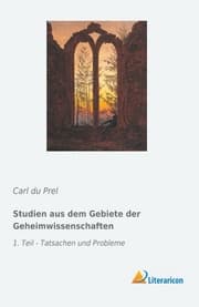 Cover von Studien aus dem Gebiete der Geheimwissenschaften