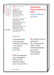 Cover von Unternehmerische Verantwortung für nachhaltige Entwicklung - eine sinnvolle Forderung? Zwischen Gewissen und Gewinn: Die Freiburger Denkschrift und ihre christliche Begründung einer Sozial-Wirtschaftsethik Das Gewinnparadox in der Unternehmensethik: