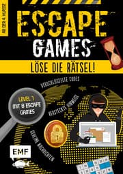 Cover von Escape Games - Löse die Rätsel! - Level 1 mit 8 Escape Games ab 9 Jahren