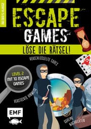 Cover von Escape Games - Löse die Rätsel! - Level 2 mit 10 Escape Games ab 10 Jahren