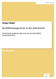 Cover von Konfliktmanagement in der Arbeitswelt