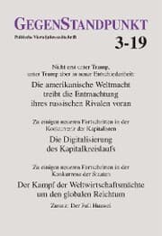 Cover von GegenStandpunkt 3-19
