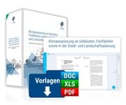 Cover von Klimaanpassung an Gebäuden, Freiflächen sowie in der Stadt- und Landschaftsplanung