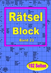 Cover von XL-Rätsel-Block in großer Schrift