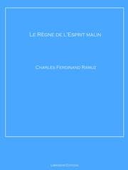 Cover von Le Règne de l'Esprit malin