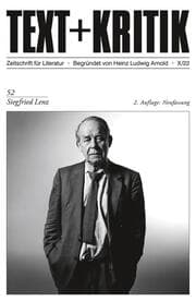 Cover von Siegfried Lenz