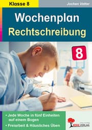 Cover von Wochenplan Rechtschreibung / Klasse 8