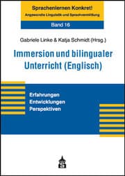 Cover von Immersion und bilingualer Unterricht (Englisch)
