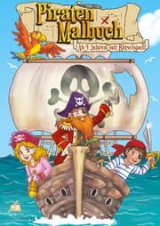 Cover von Piraten Malbuch ab 4 Jahren mit Rätselspaß