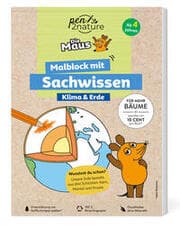 Cover von Die Maus - Malblock mit Sachwissen Klima & Erde