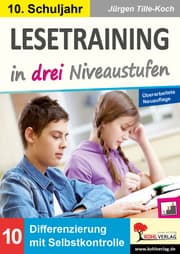 Cover von Lesetraining in drei Niveaustufen / Klasse 10