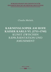 Cover von Karnevalsoper am Hofe Kaiser Karls VI. (1711-1740)