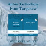 Cover von Anton Tschechow & Iwan Turgenew Softcover (Bücher + 2 MP3 Audio-CDs) - Lesemethode von Ilya Frank