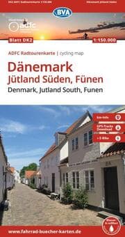 Cover von BVA ADFC Radtourenkarte Dänemark, Jütland Süden, Fünen/Denmark, Jutland South, Funen 1:150.000