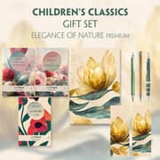 Cover von Children's Classics Books-Set (with audio-online) Readable Classics Geschenkset + Eleganz der Natur Schreibset Premium