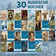 Cover von 30 russische Bücher (30 Bücher + Audio-Online) - Frank-Lesemethode - Kommentierte zweisprachige Ausgabe Russisch-Deutsch