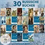 Cover von 30 russische Bücher (30 Bücher + Audio-CDs) - Frank-Lesemethode - Kommentierte zweisprachige Ausgabe Russisch-Deutsch