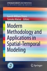 Cover von Modern Methodology and Applications in Spatial-Temporal Modeling