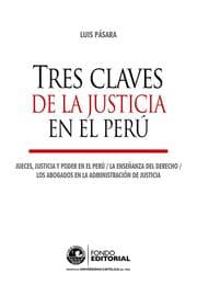 Cover von Tres claves de la justicia en el Perú