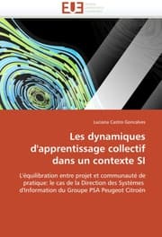 Cover von Les dynamiques d'apprentissage collectif dans un contexte SI